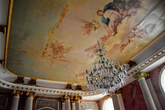 tavanul din sala de intrare noul palat