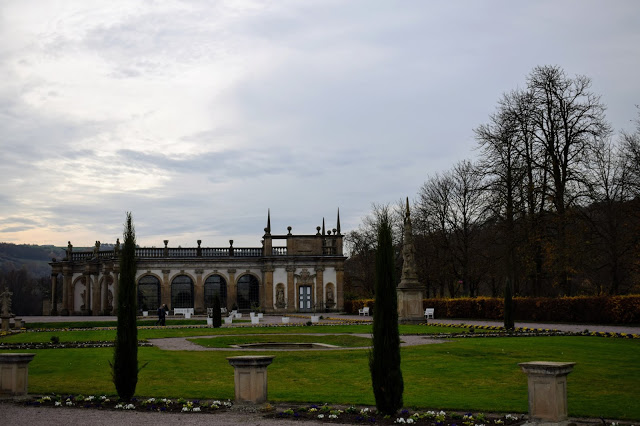 Buildings in Weikersheim garden