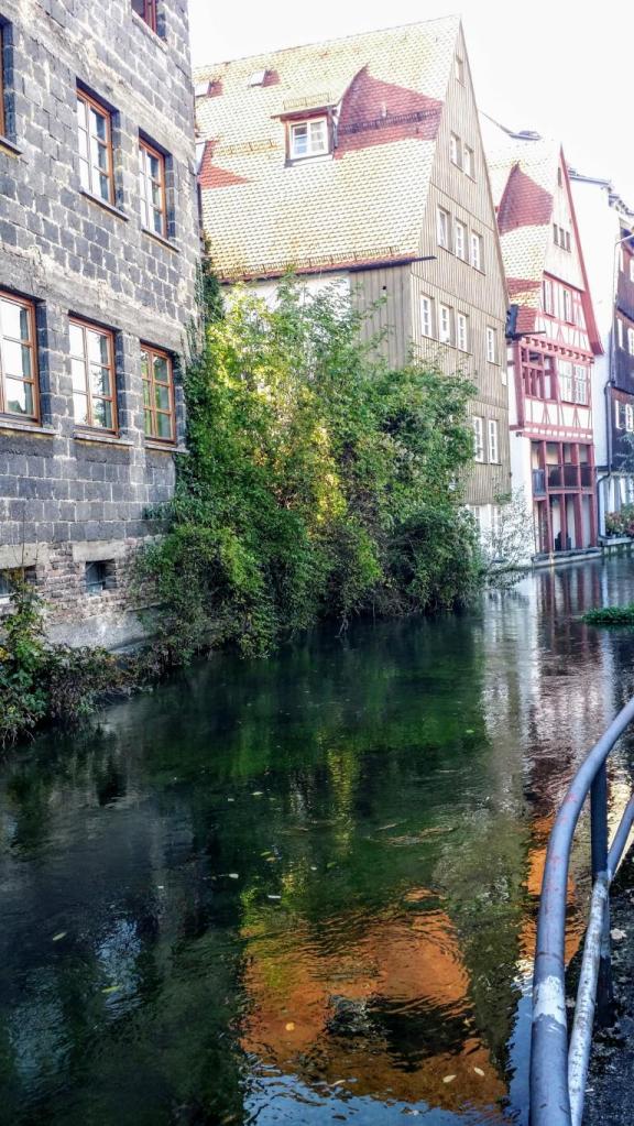 cartierul perscarilor si tabacarilor din orasul Ulm vechi germania