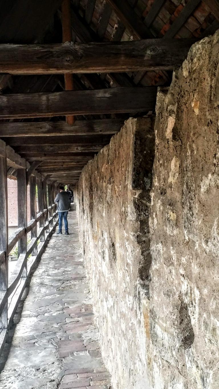 fortificatii oras rothenburg germania