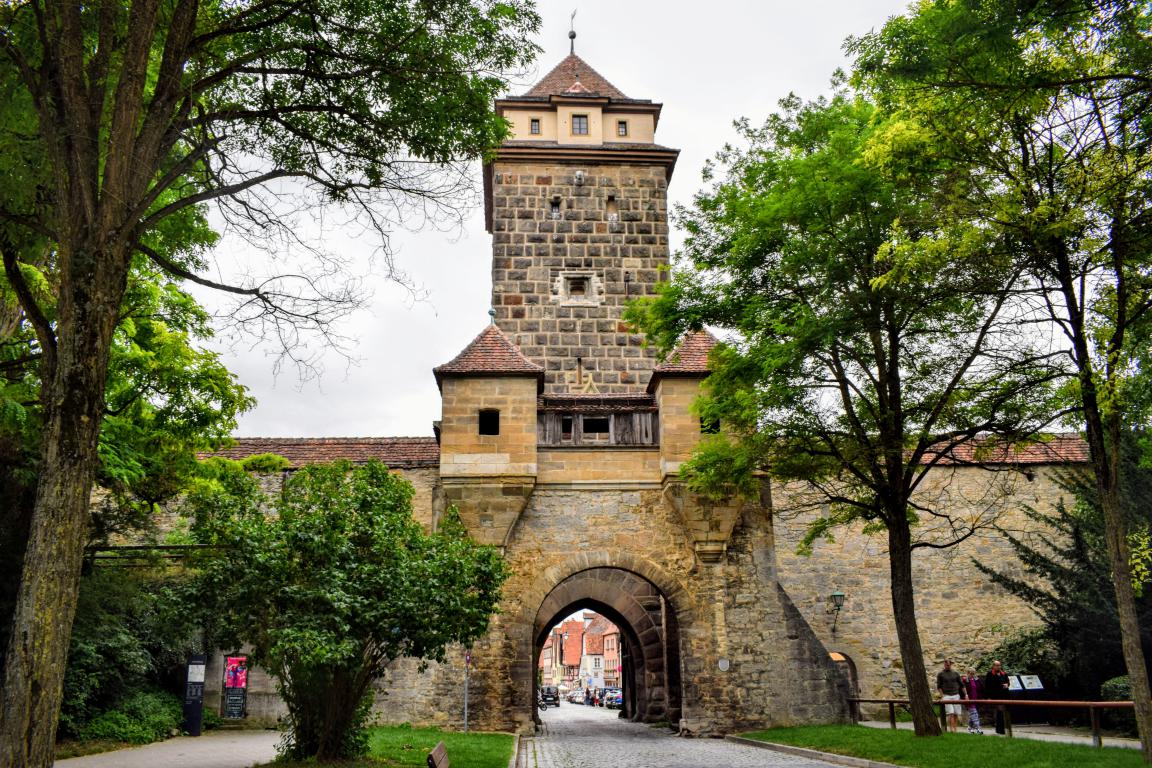 poarta intrare oras rothenburg