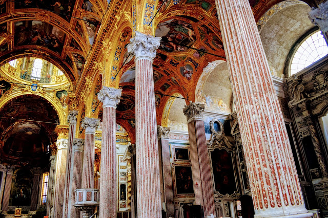 biserica baroca sfanta annunziata din genova italia